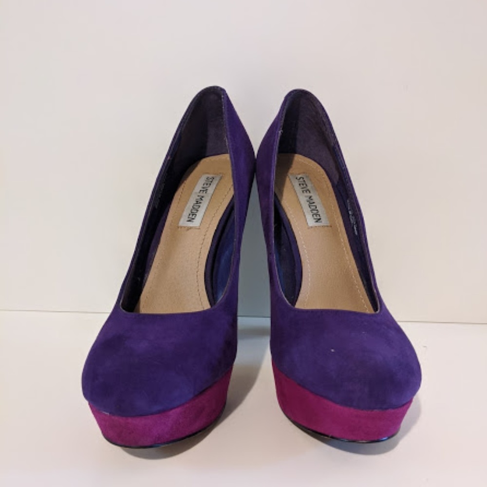 STEVE MADDEN MULTI COLOR WOMEN'S HEELS SIZE 7